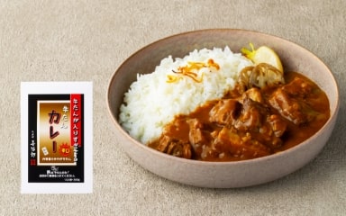 牛たんが入りすぎてる牛たんカレー　辛口